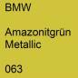 Preview: BMW, Amazonitgrün Metallic, 063.